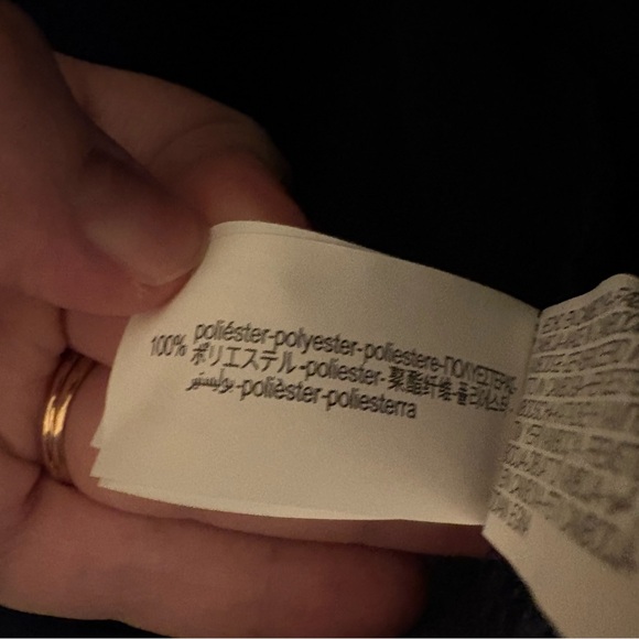 Zara Black Sleeveless long textured vest NWOT woman’s size large - Picture 10 of 16